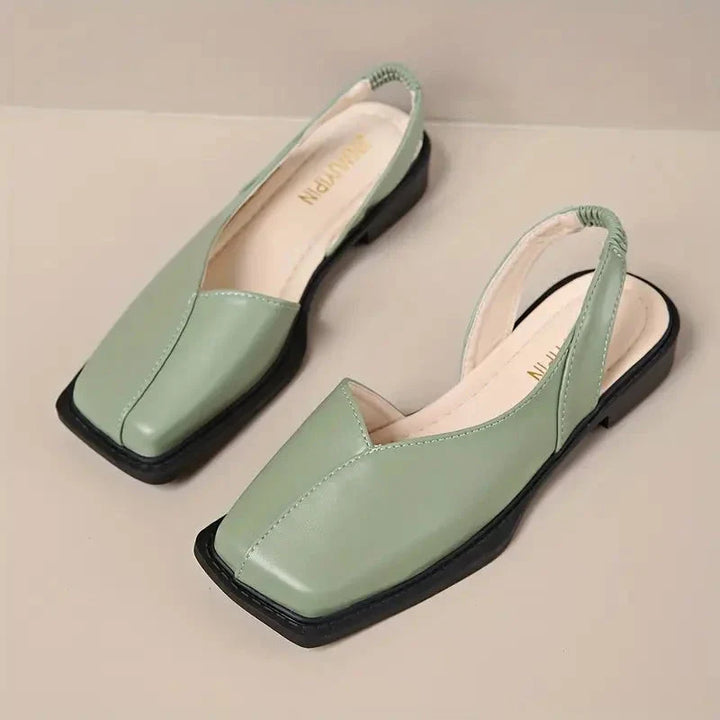 Sandales En Cuir Végan Pour Femme | Confort Slip-On