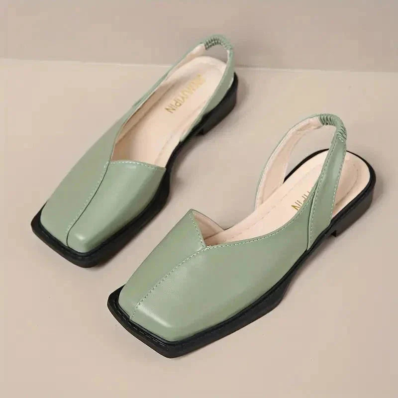 Sandales En Cuir Végan Pour Femme | Confort Slip-On