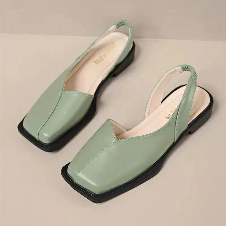 Sandales En Cuir Végan Pour Femme | Confort Slip-On