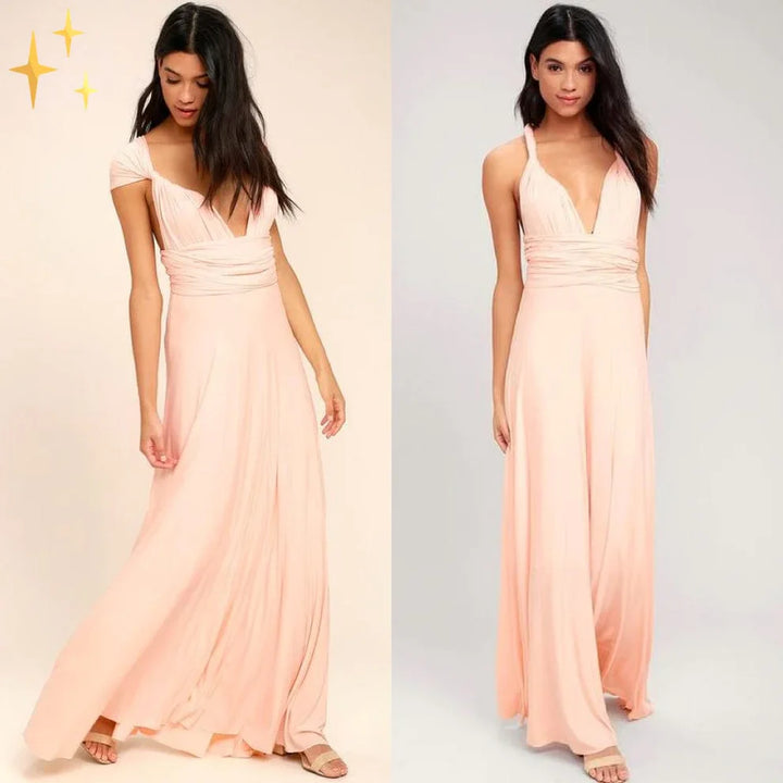 Robe Longue Femme Polyvalente | Élégante & Sans Manches