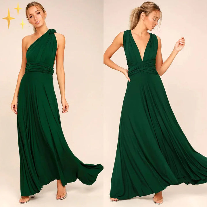 Robe Longue Femme Polyvalente | Élégante & Sans Manches