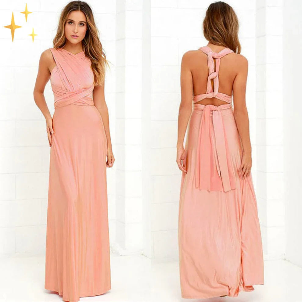 Robe Longue Femme Polyvalente | Élégante & Sans Manches