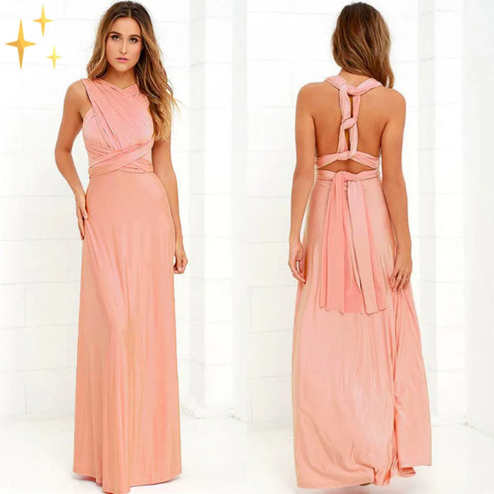 Robe Longue Femme Polyvalente | Élégante & Sans Manches