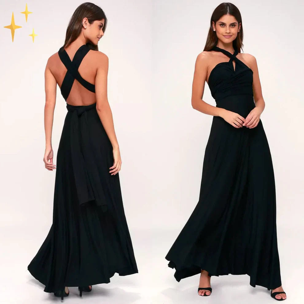 Robe Longue Femme Polyvalente | Élégante & Sans Manches