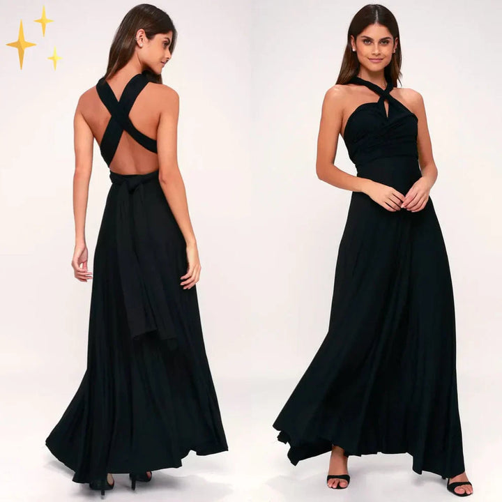 Robe Longue Femme Polyvalente | Élégante & Sans Manches