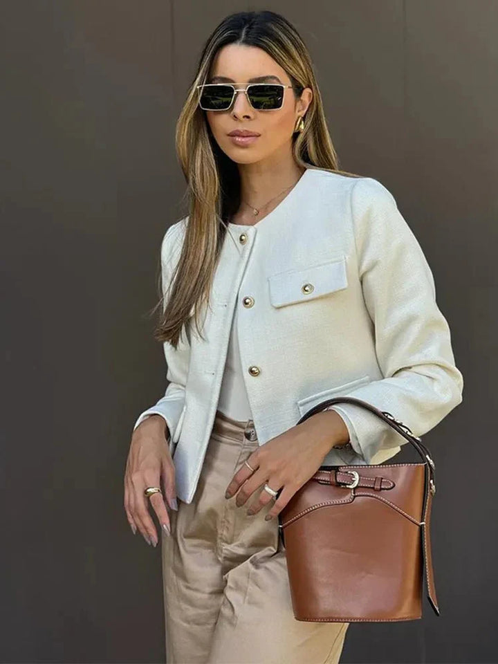 Women's Tweed Blazer - Tailored Fit
