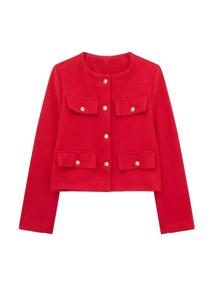 Women's Tweed Blazer - Tailored Fit
