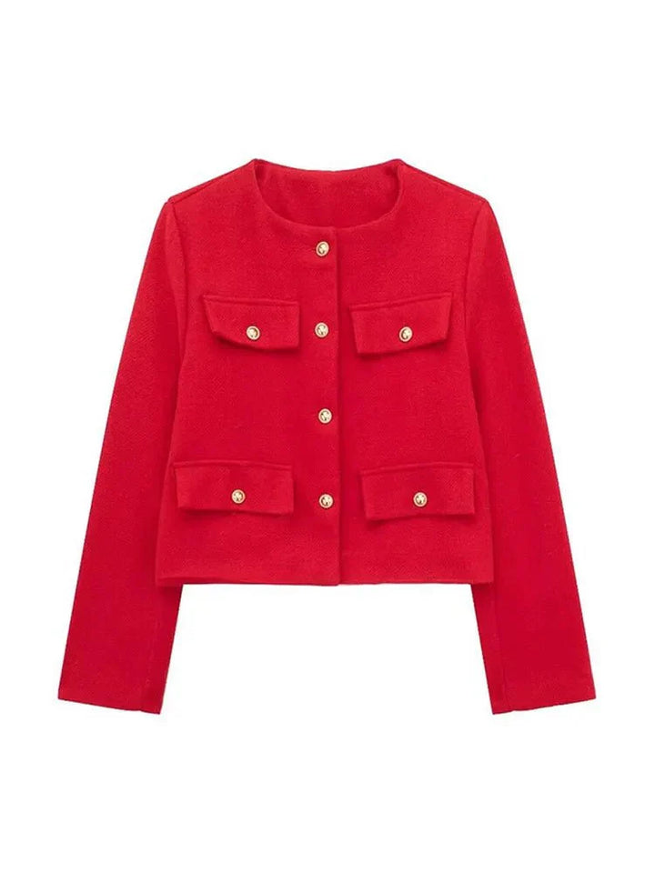 Women's Tweed Blazer - Tailored Fit