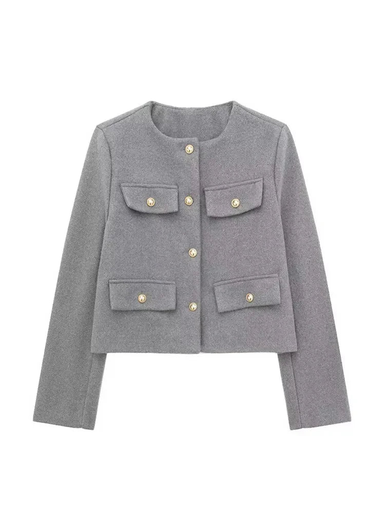 Women's Tweed Blazer - Tailored Fit