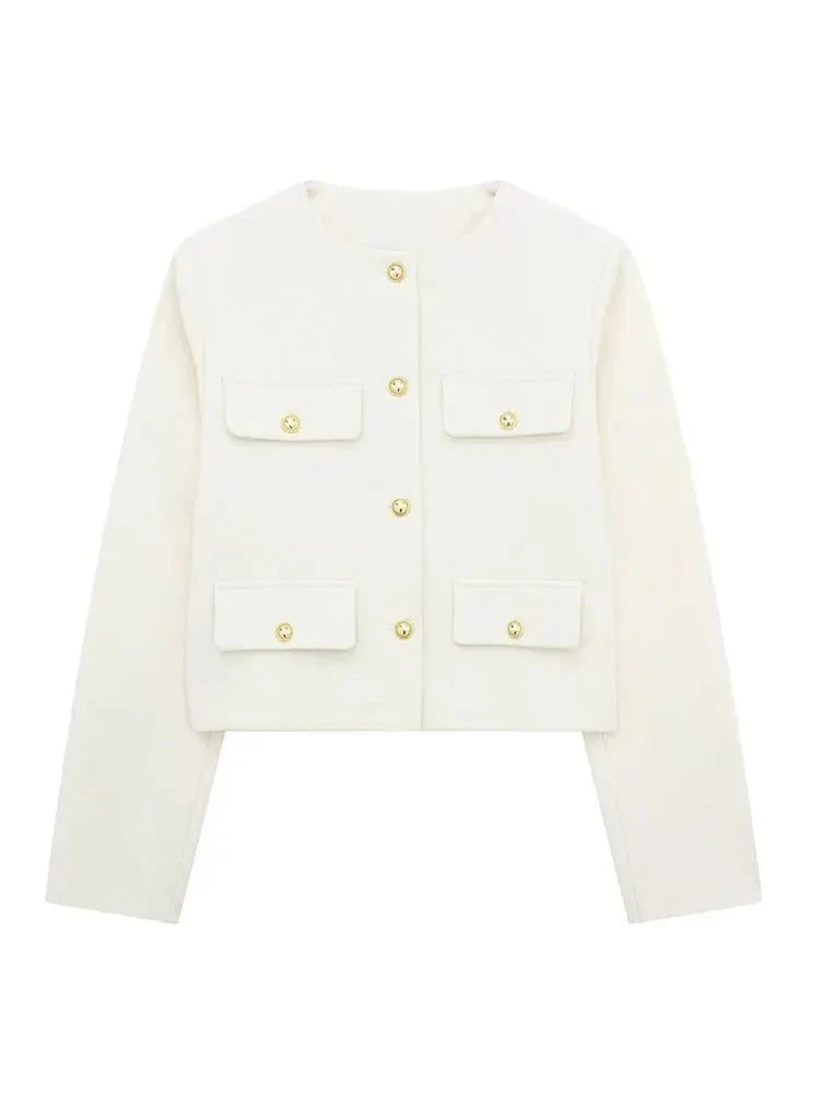 Women's Tweed Blazer - Tailored Fit