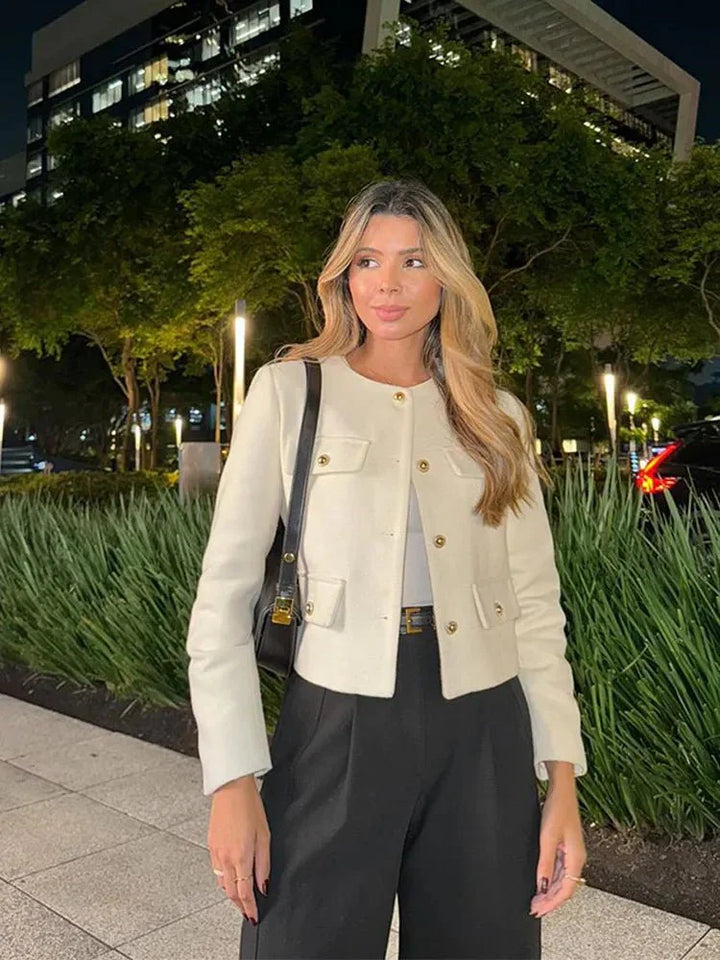 Women's Tweed Blazer - Tailored Fit
