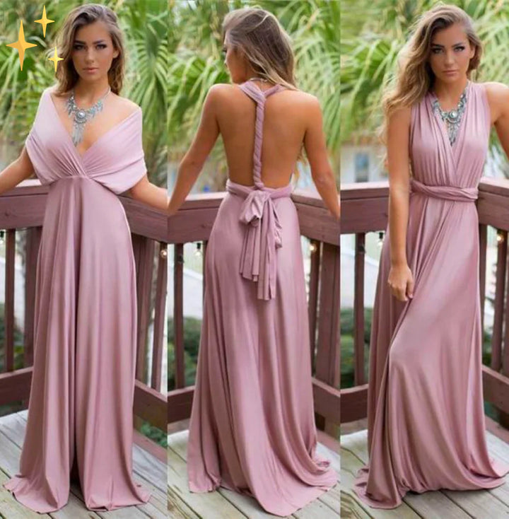 Robe Longue Femme Polyvalente | Élégante & Sans Manches