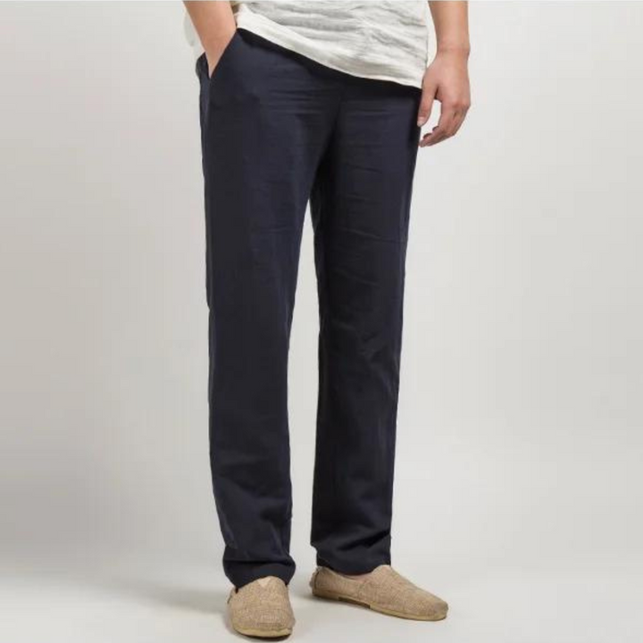 Pantalon décontracté en lin pour homme | Léger
