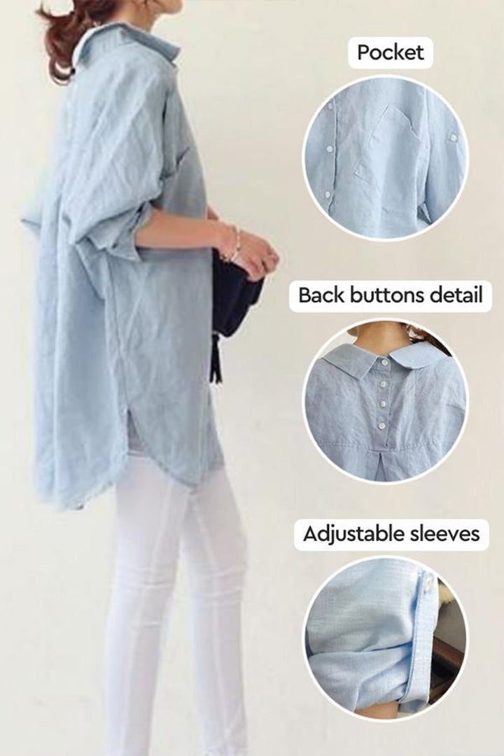 Chemise Oversize Pour Femme | Texture Légère Et Coupe Décontractée