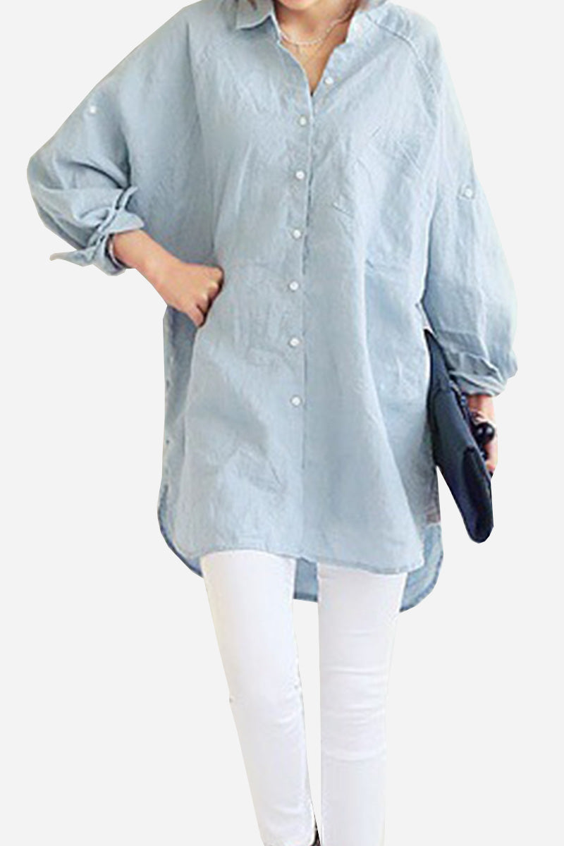 Chemise Oversize Pour Femme | Texture Légère Et Coupe Décontractée