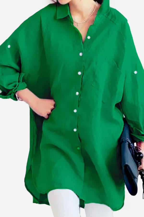 Chemise Oversize Pour Femme | Texture Légère Et Coupe Décontractée