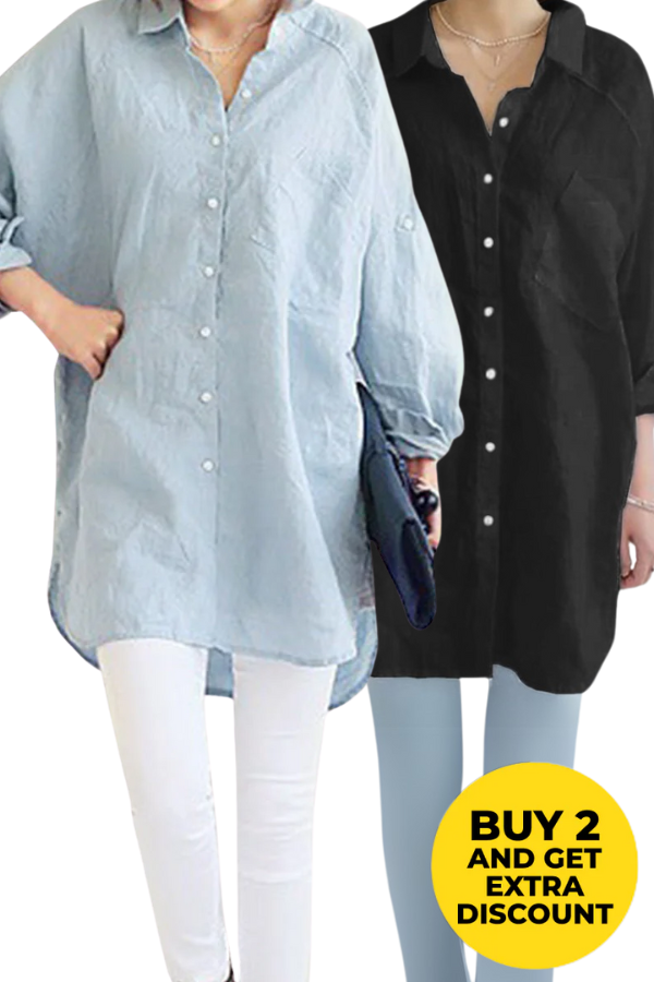 Chemise Oversize Pour Femme | Texture Légère Et Coupe Décontractée