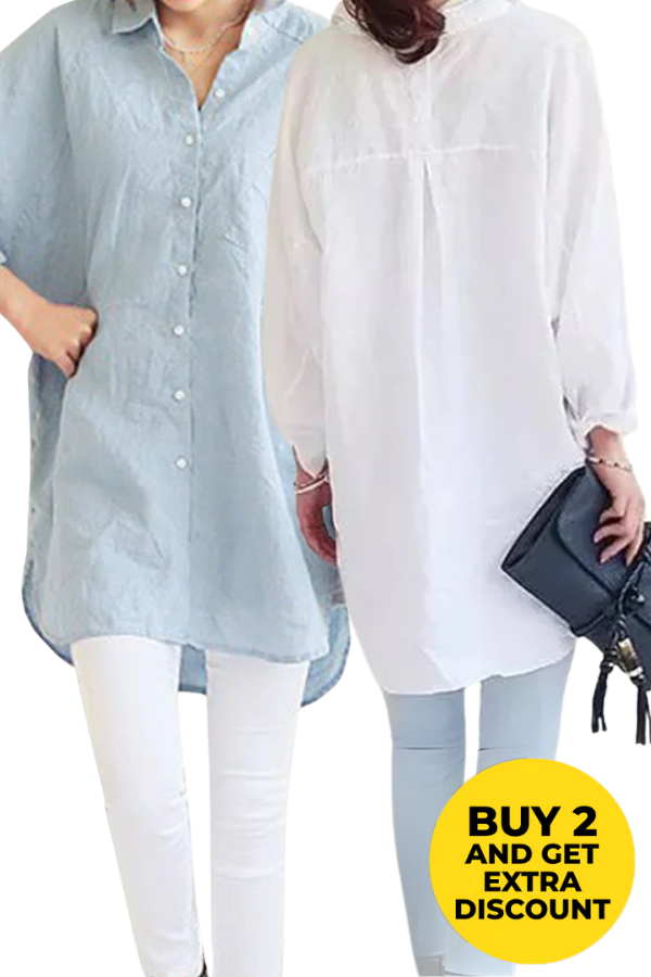 Chemise Oversize Pour Femme | Texture Légère Et Coupe Décontractée