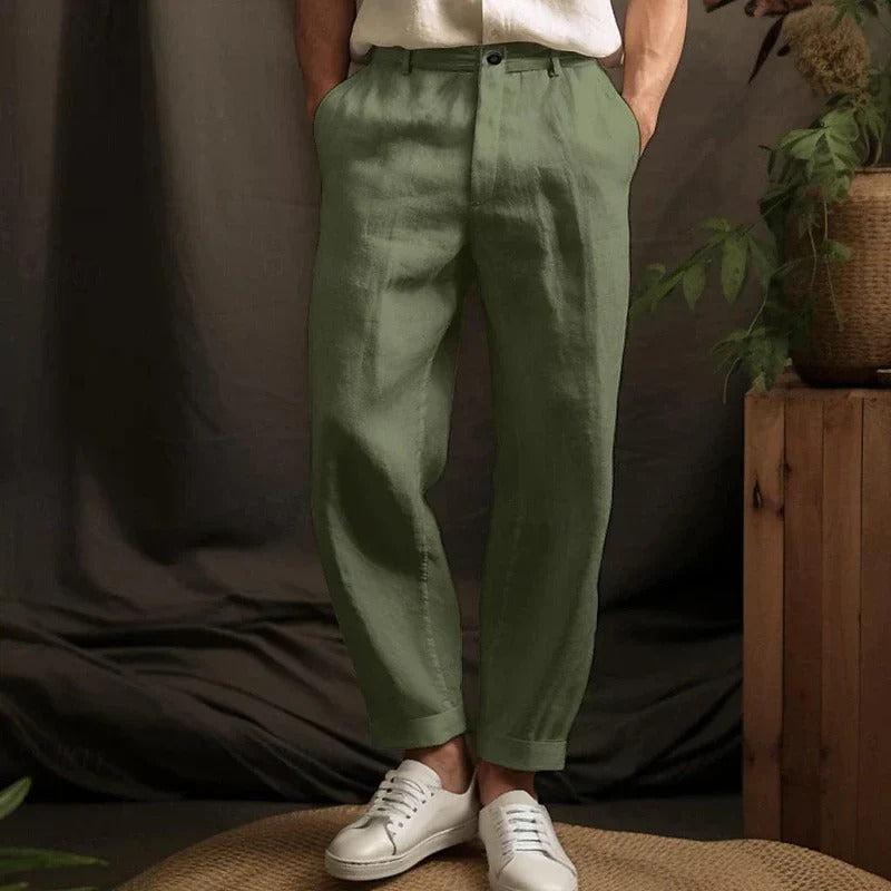Pantalon décontracté léger pour homme | Confortable