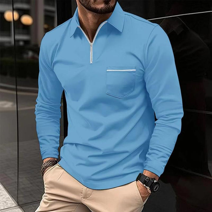 Polo À Manches Longues Pour Homme Max | Classique Et Pratique