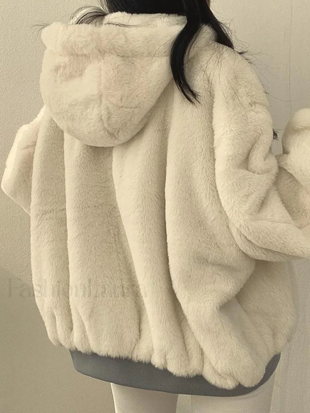 Veste à capuchon réversible pour femmes