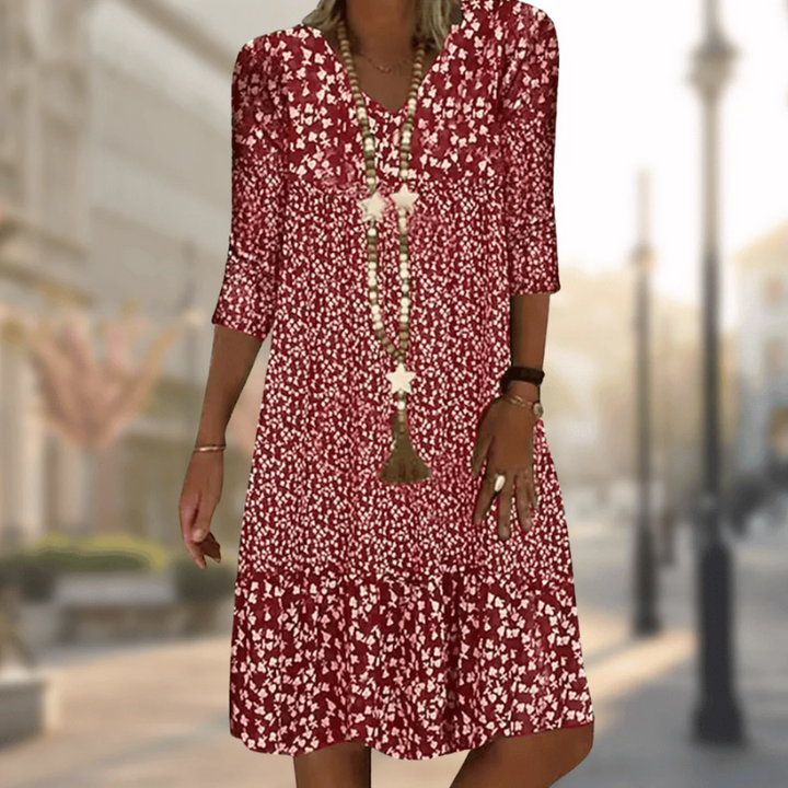 Robe d'été courte fluide et décontractée pour femme, idéale pour les journées chaudes d'été         