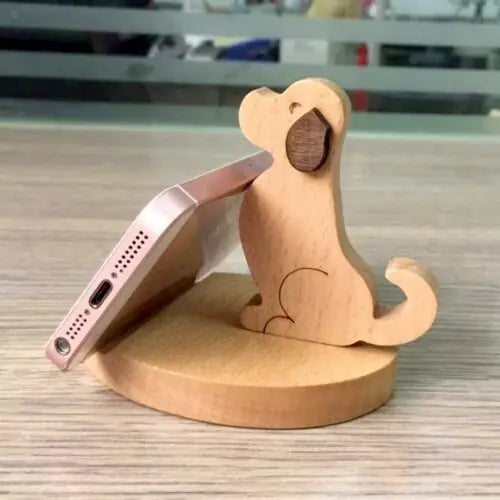 Support de Téléphone en Bois Fait Main