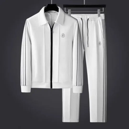 SleekStripes Tracksuit Set | Sporty Classic