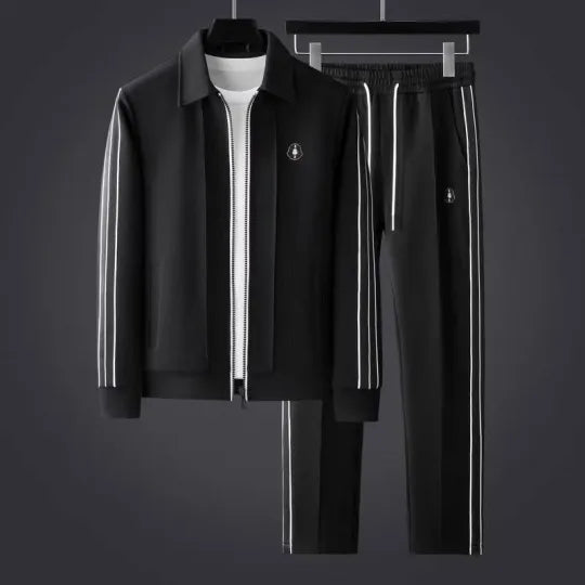 SleekStripes Tracksuit Set | Sporty Classic
