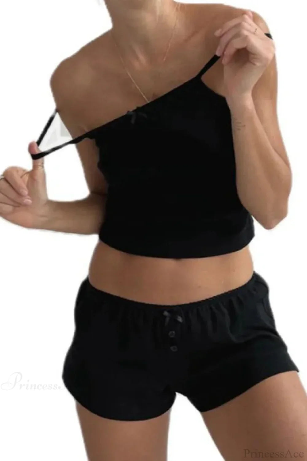 Ensemble lounge sans manches pour femme