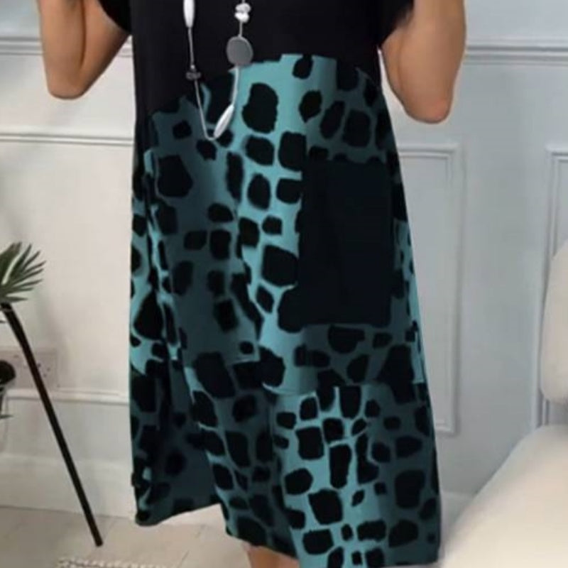 Robe Chemise Femme Ample Imprimée | Midi