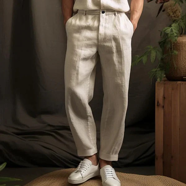 Pantalon décontracté léger pour homme | Confortable