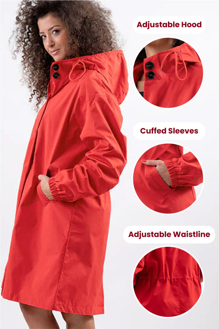 Coupe-Vent Oversize Tendance Pour Femme | Imperméable