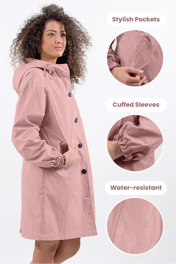 Coupe-Vent Oversize Tendance Pour Femme | Imperméable