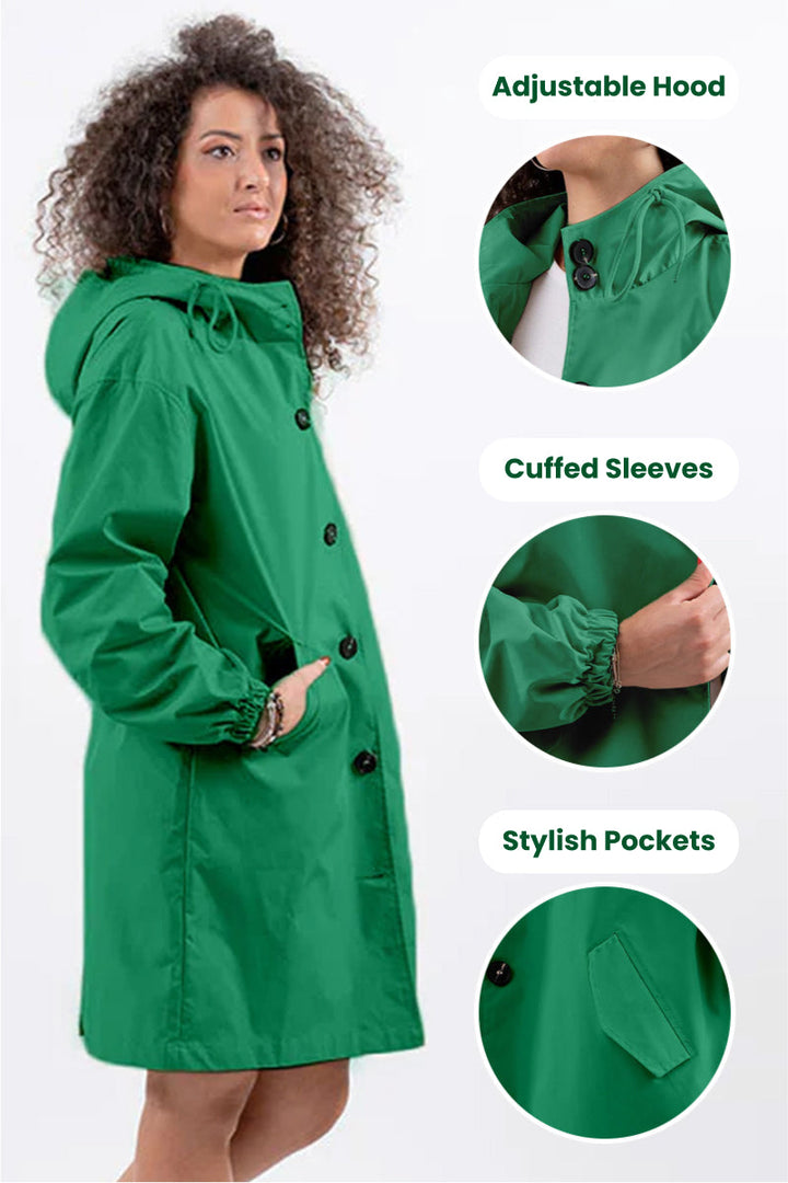 Coupe-Vent Oversize Tendance Pour Femme | Imperméable