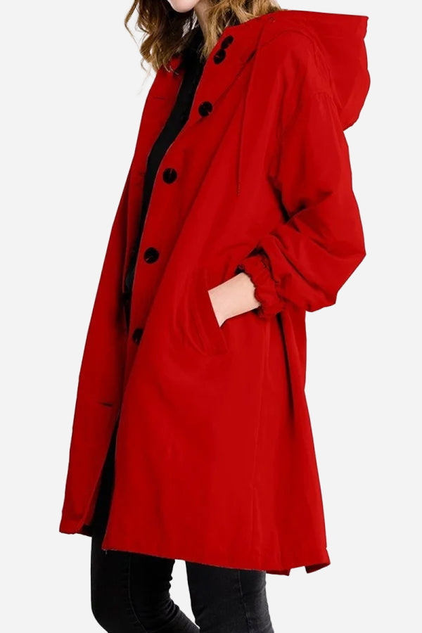 Coupe-Vent Oversize Tendance Pour Femme | Imperméable