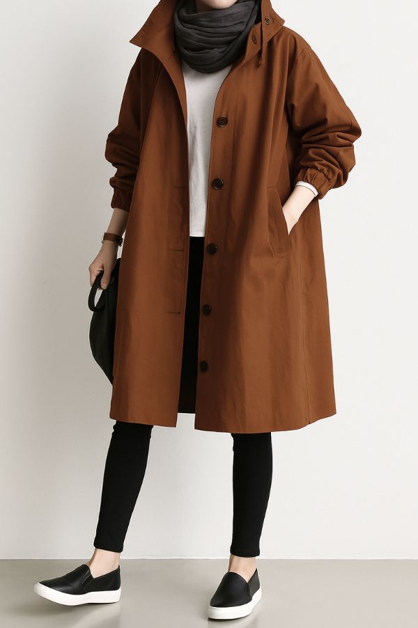 Coupe-Vent Oversize Pour Femme | Résistant À L’Eau