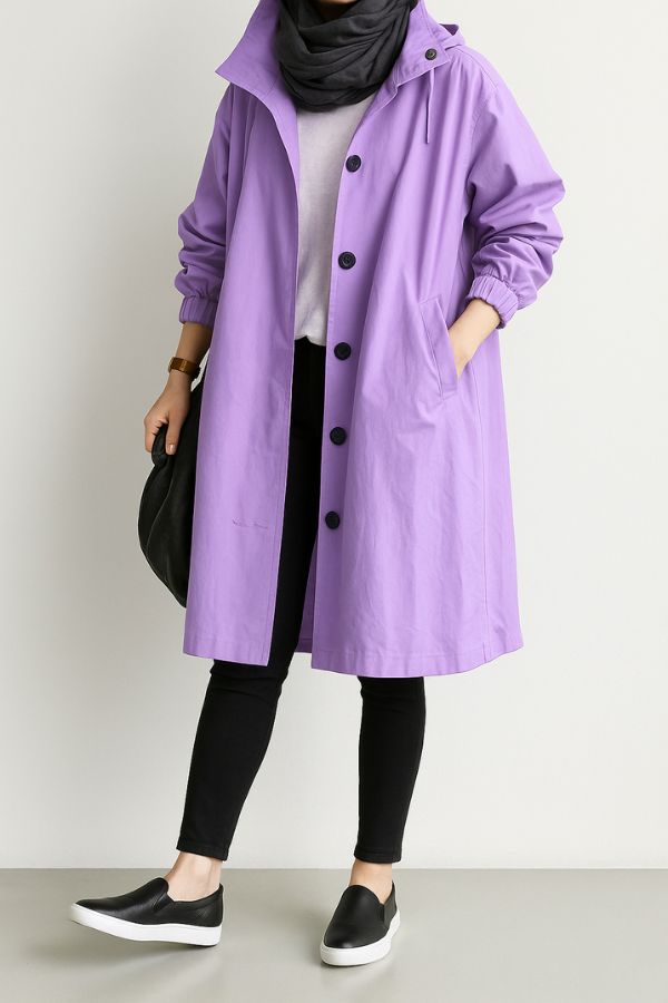 Coupe-Vent Oversize Pour Femme | Résistant À L’Eau