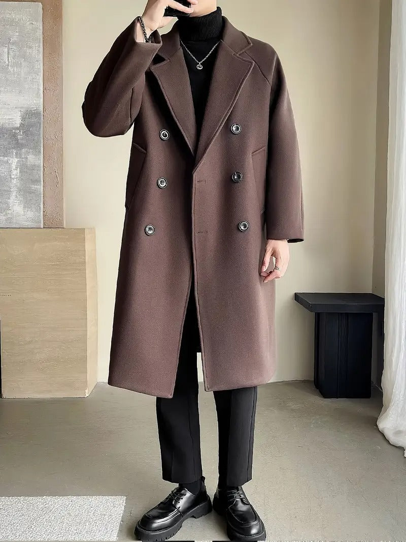 Trench Homme Structuré Élégant | Coupe Longue