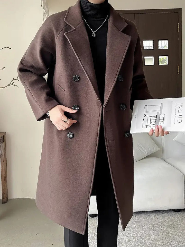 Trench Homme Structuré Élégant | Coupe Longue